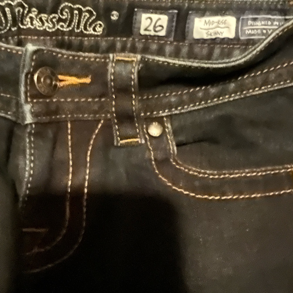 Miss me midrise skinny jeans